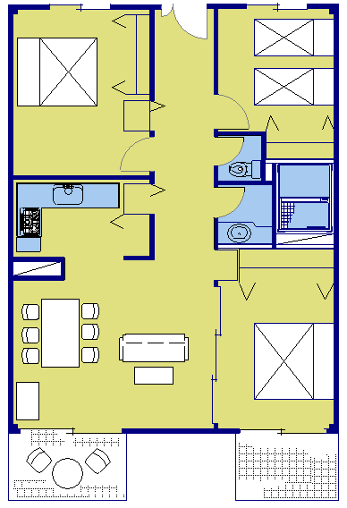 Waikiki Park Heights Floor plan